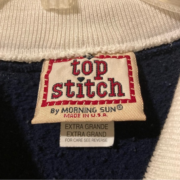 Vintage Top Stitch by Morning Sun Angel Christmas Sweatshirt - Picture 3 of 7